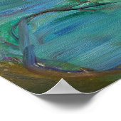 水ユリボタニカル絵を描ズ ポスター (角)