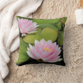 水ユリ クッション (ブランケット)