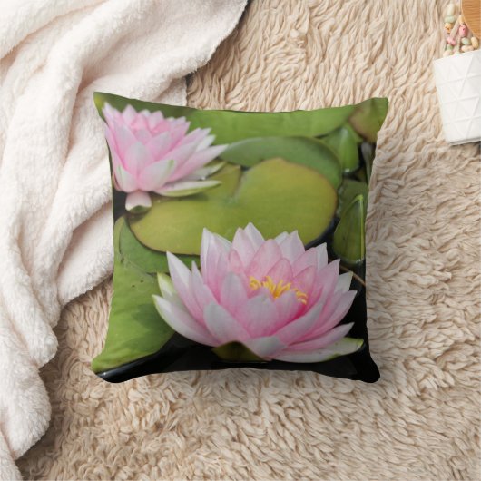 水ユリ クッション (ブランケット)