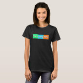 水ユリ(背面) Tシャツ (正面フル)
