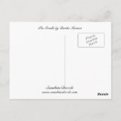 水ユリ, 1914-17 ポストカード (裏面)