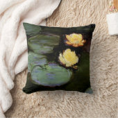 水ユリ: Monet著1897-98年 クッション (ブランケット)