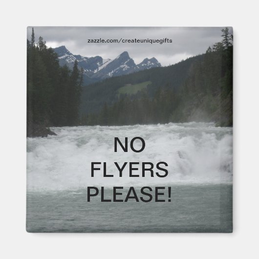 水ラピッドNoフライヤーお願いマグネット マグネット (正面)