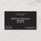 水ランニング栓用名刺 名刺 (裏面)