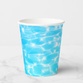 水リップルパーティー夏ビーチパーティー モダン 紙コップ (正面)
