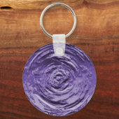 水リップルパープル キーホルダー (正面)