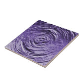 水リップルパープル タイル (側面)