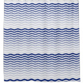 水リップルビーチシャワーカーテン シャワーカーテン (正面)