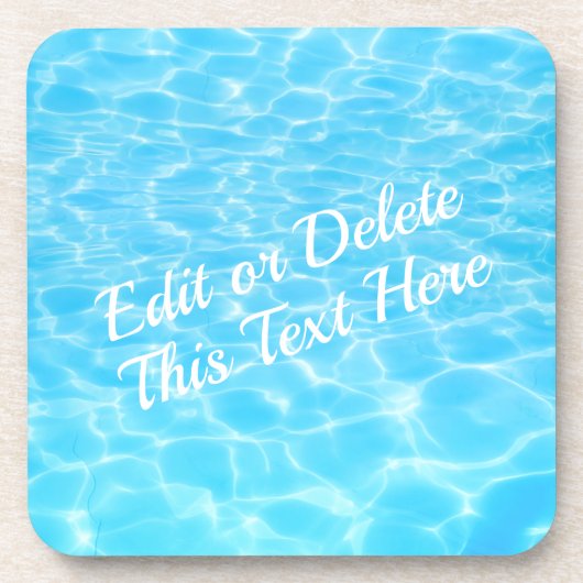 水リップルプールパーティービーチパーティー夏パーティー コースター (正面)