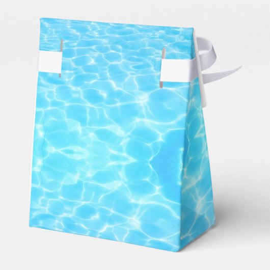 水リップルプールパーティービーチパーティー夏パーティー フェイバーボックス (裏面サイド)