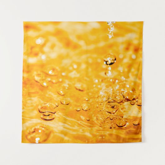 水リップル液体清浄表面 タペストリー (正面)