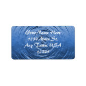 水リップル青 ラベル (正面)