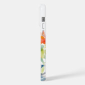 水リラックス色のコージー猫 iPhoneケース (左側面)