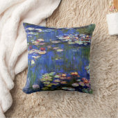 水リリーポンドアメリカンモジョ枕 クッション (ブランケット)