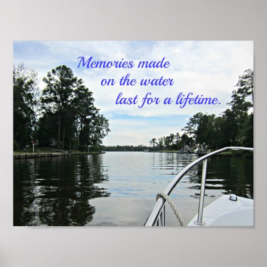 水上で過ごした時間についての名言。 ポスター (正面)