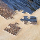 水上のアヒルの鳥自然撮影 ジグソーパズル (側面)