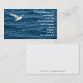 水上のカモメ飛行中に 名刺 (正面/裏面)