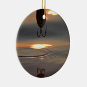 水上のサンセットルアー セラミックオーナメント (右)