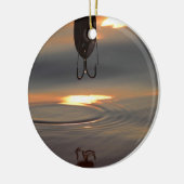 水上のサンセットルアー セラミックオーナメント (左)