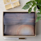 水上のピンクおよび青いファンタジーの光っている月 薄葉紙 (ギフト)