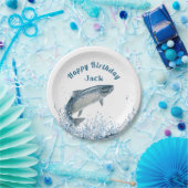 水上の大魚の誕生日パーティー ペーパープレート (パーティー)