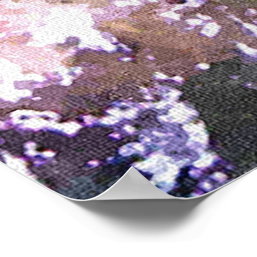 水上の女性 ポスター (角)