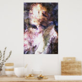 水上の女性 ポスター (キッチン)