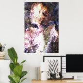 水上の女性 ポスター (ホームオフィス)