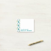 水上の帆船|名前の追加 ポストイット (デスク上)