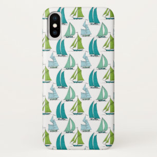 水上の帆船 iPhone X ケース