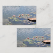 水上の睡蓮 名刺 (正面/裏面)
