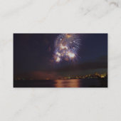 水上の花火 名刺 (裏面)