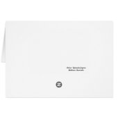 水上の都市のグリーティングカード (裏面横)