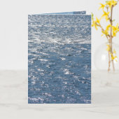 水上の風 カード (黄色い花)