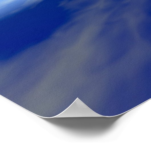 水上の飛行 ポスター (角)