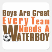 水上サッカー スクエアシール (正面)