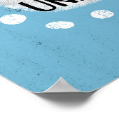 水上スキーはポスターウォールアートが過小評価 ポスター (角)