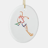 水上スキー セラミックオーナメント (右)
