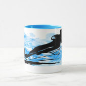 水上スキー マグカップ (中央)