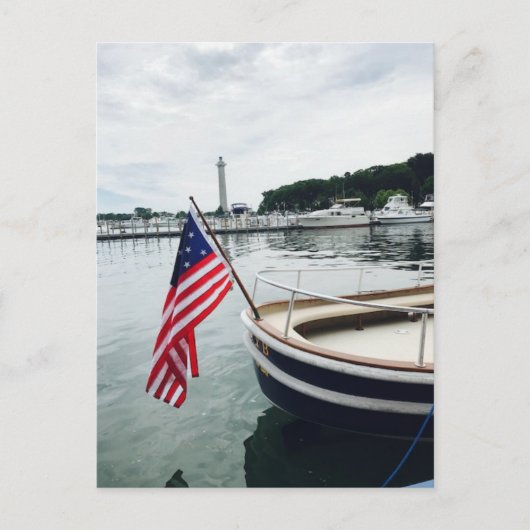 「水上タクシー出入国郵便」はがき ポストカード (正面)