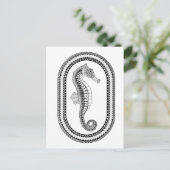 水上大人着色はがき ポストカード (スタンド正面)