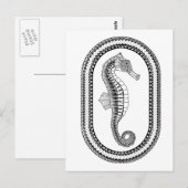 水上大人着色はがき ポストカード (正面/裏面)