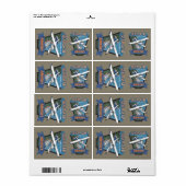 水上機航空冒険 ラベル (フルシート)