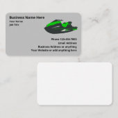 水上航空機の販売及び修理 名刺 (正面/裏面)