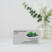 水上航空機の販売及び修理 名刺 (スタンド正面)