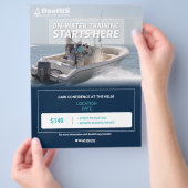 水上訓練チラシ チラシ (手)