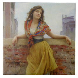 水上運搬女 タイル