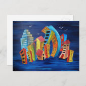 水上都市はがき ポストカード (正面/裏面)