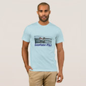 水上飛行機のパイロット Tシャツ (正面フル)