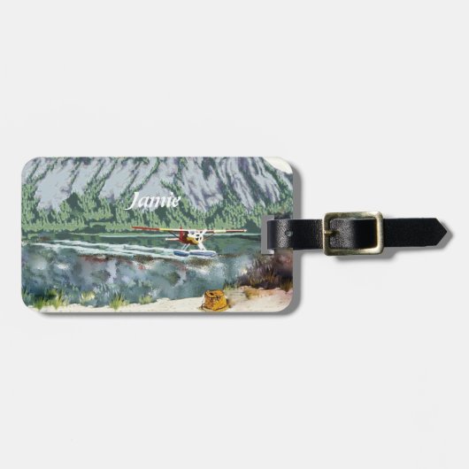 水上飛行機 ラゲッジタグ (正面横)